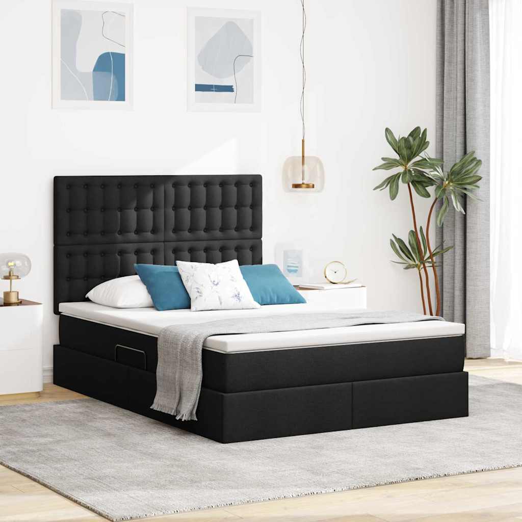 Lit De Rangement Led Avec Matelas Tissu