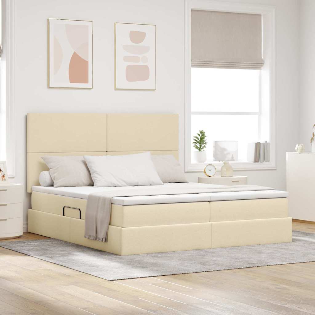 Lit De Rangement Led Avec Matelas Tissu