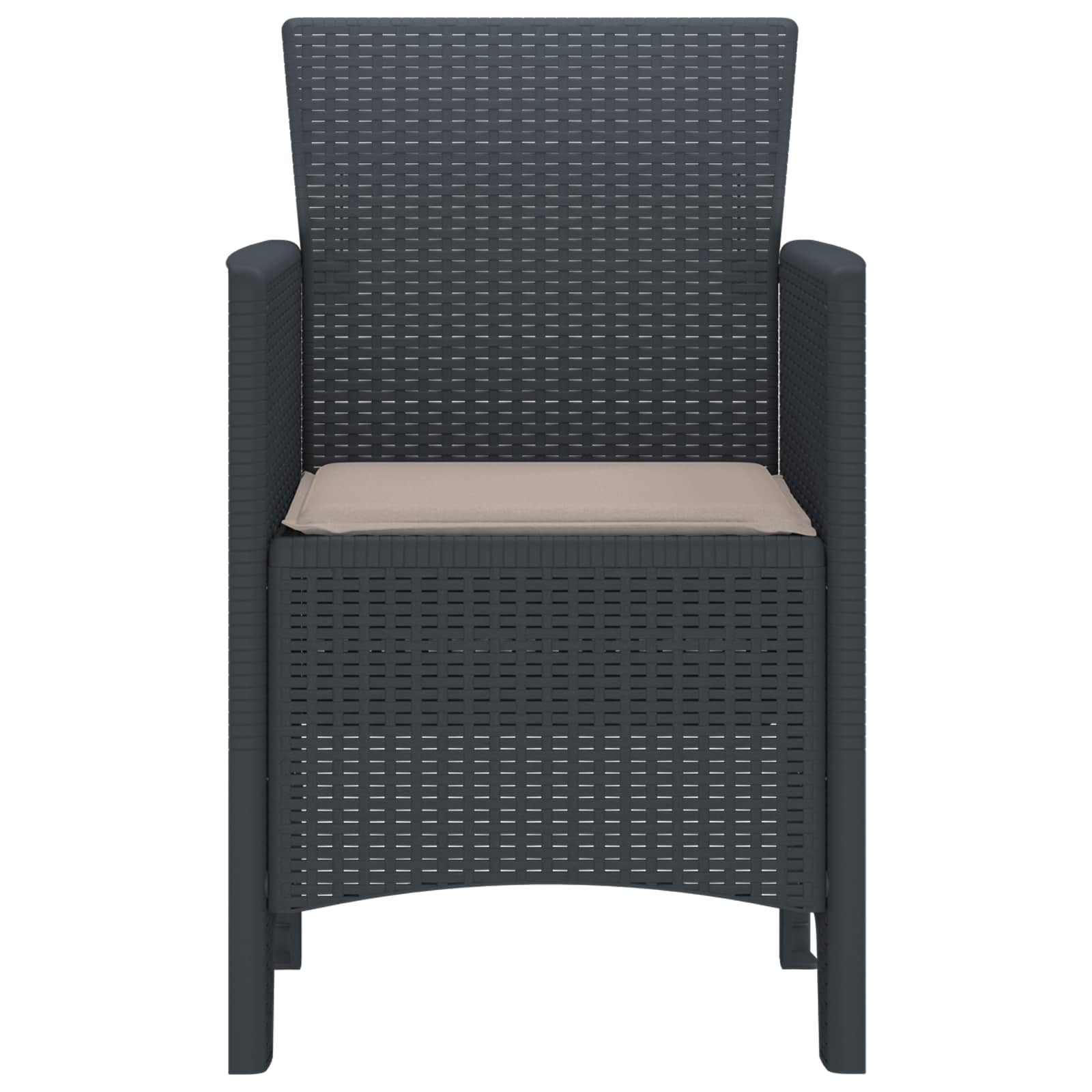 Chaise De Jardin 4 Pc Polypropylène
