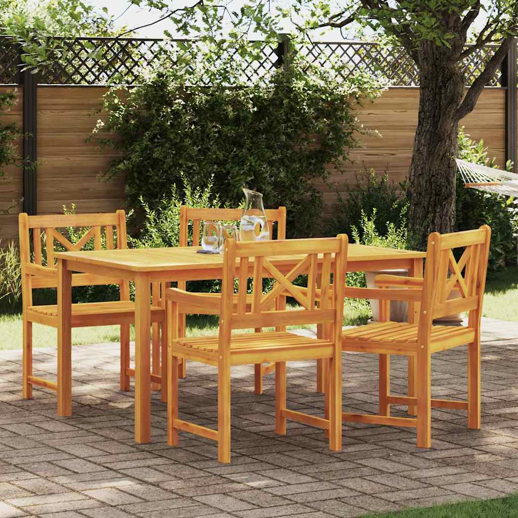 Ensemble De Salle À Manger Pour Jardin 7 Pc Marron