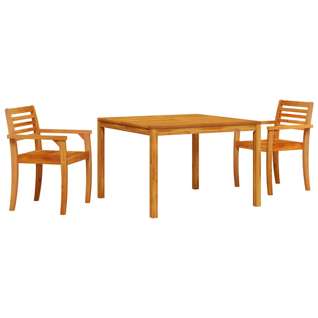 Ensemble De Salle À Manger Pour Jardin 3 Pc Marron