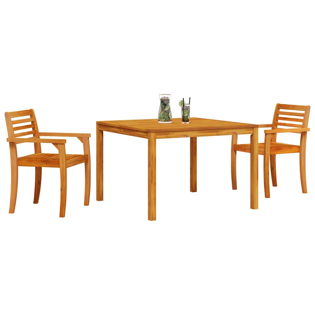 Ensemble De Salle À Manger Pour Jardin 3 Pc Marron