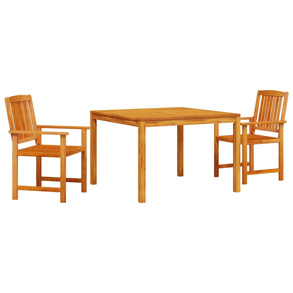 Ensemble De Salle À Manger Pour Jardin 3 Pc Marron
