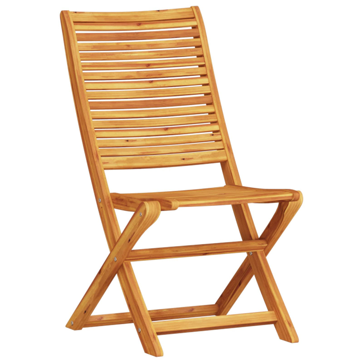 Ensemble Bistro Pliant 3 Pc Marron Bois D'acacia Massif