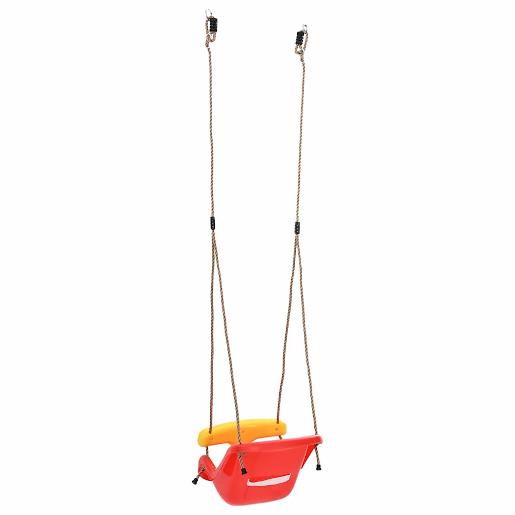 Balançoire Bébé 2 Pièces Rouge 36 X 43 X 42 Cm Plastique