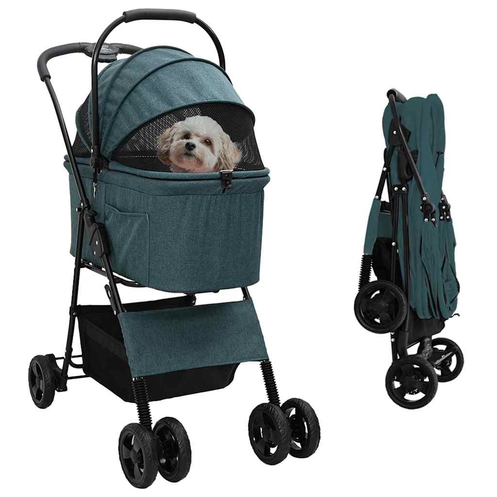 Poussette Pliante Pour Animaux 78 X 54 X 101 Cm Polyester