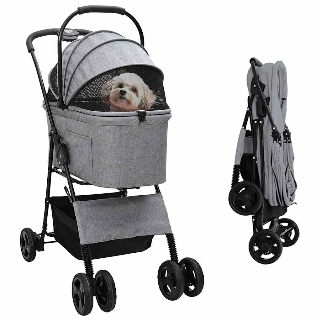 Poussette Pliante Pour Animaux 78 X 54 X 101 Cm Polyester