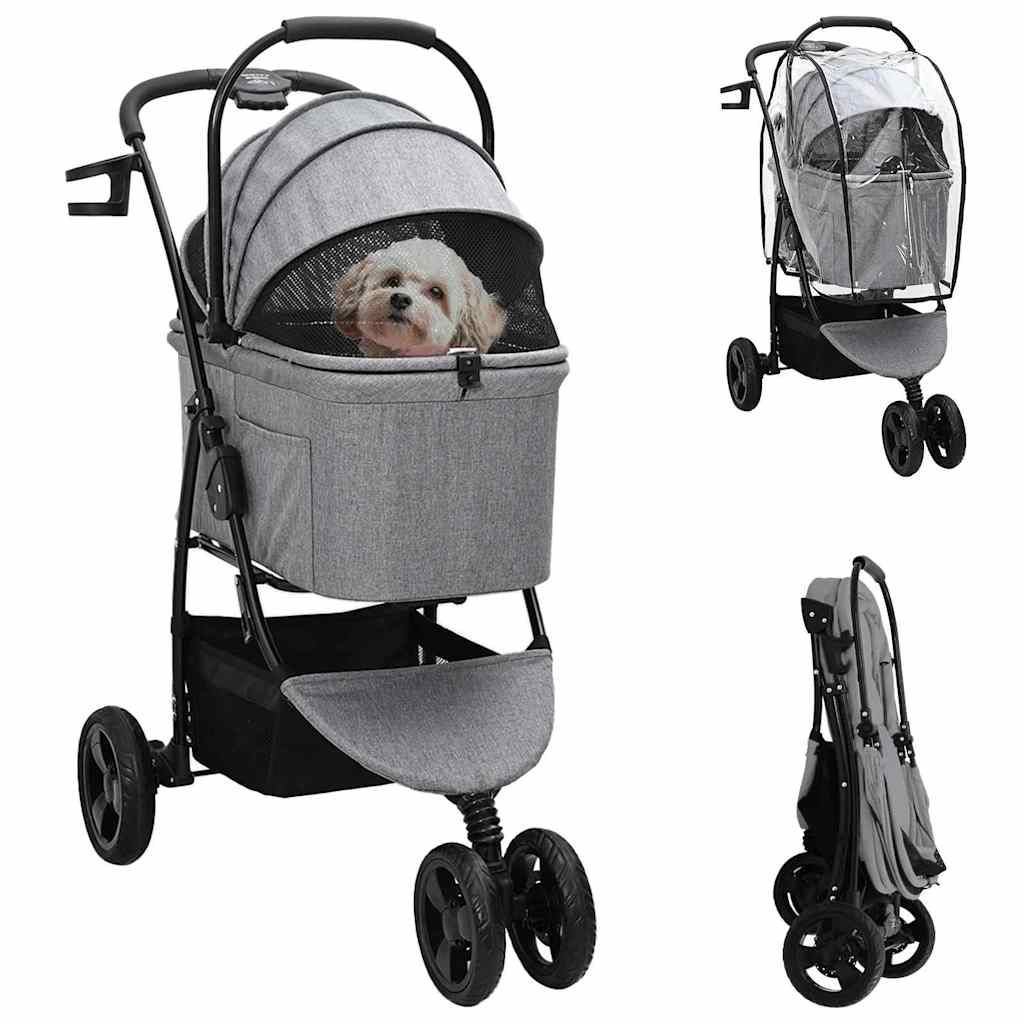 Poussette Pliante Pour Animaux 78 X 54 X 101 Cm Polyester