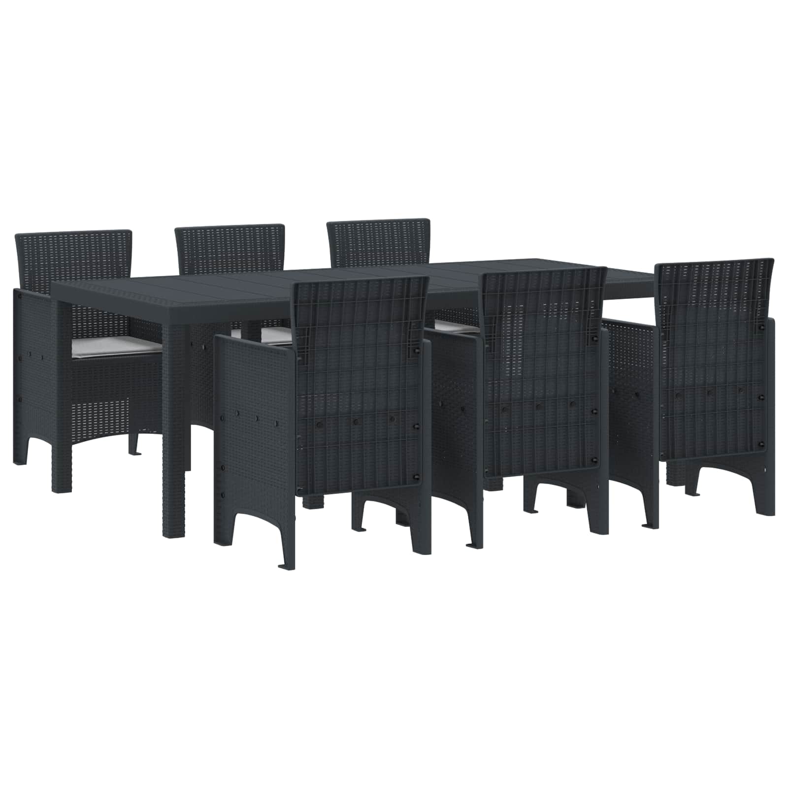 Ensemble De Salle À Manger Pour Jardin 9 Pc