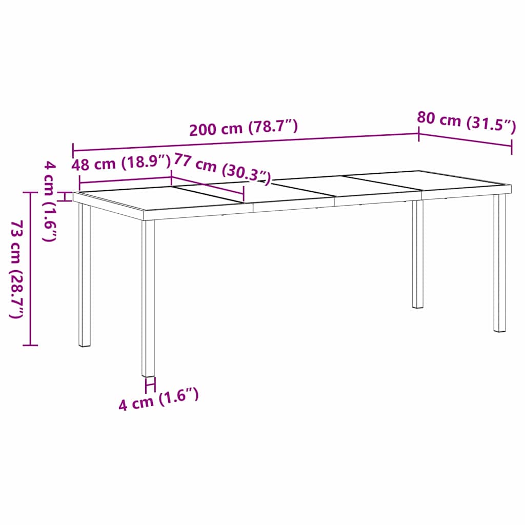 Ensemble De Salle À Manger Pour Jardin 7 Pc Noir Polyrotin