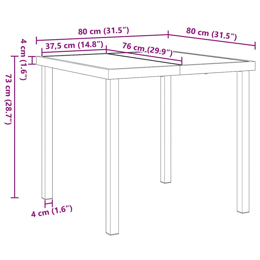 Ensemble De Salle À Manger Pour Jardin 5 Pc Noir Polyrotin