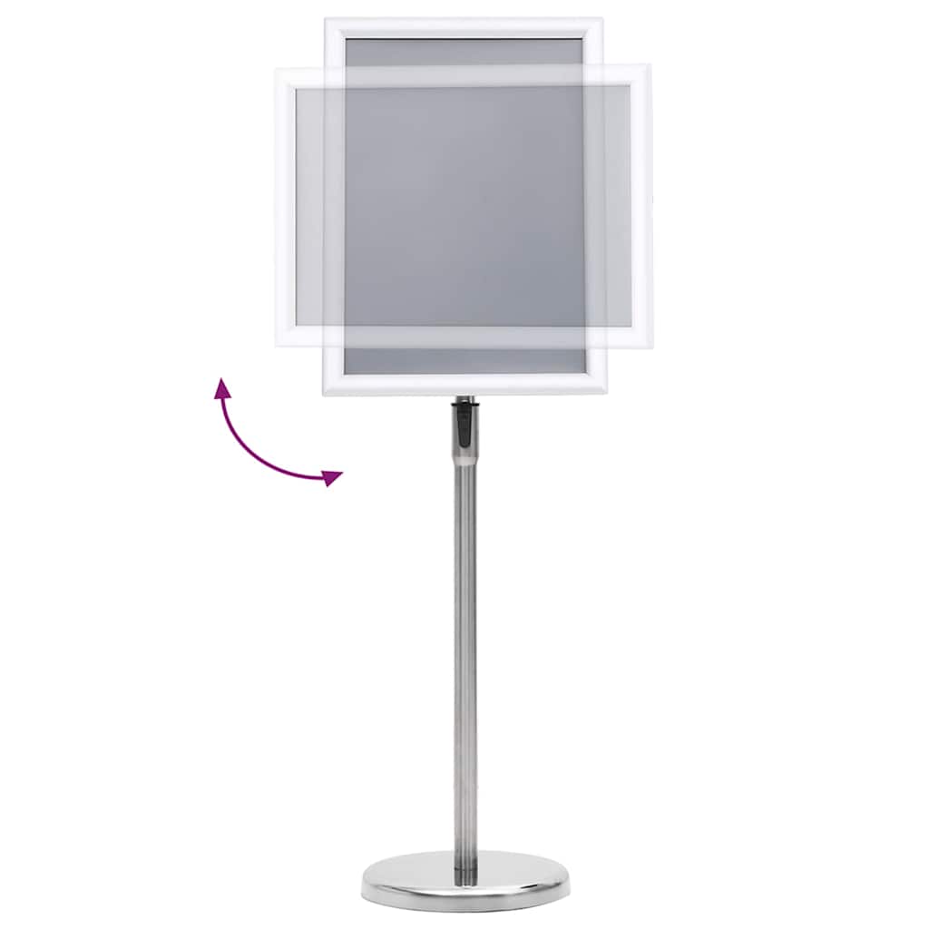 Supports De Posters 2 Pc 45 X 32,7 X 108 Cm Aluminium