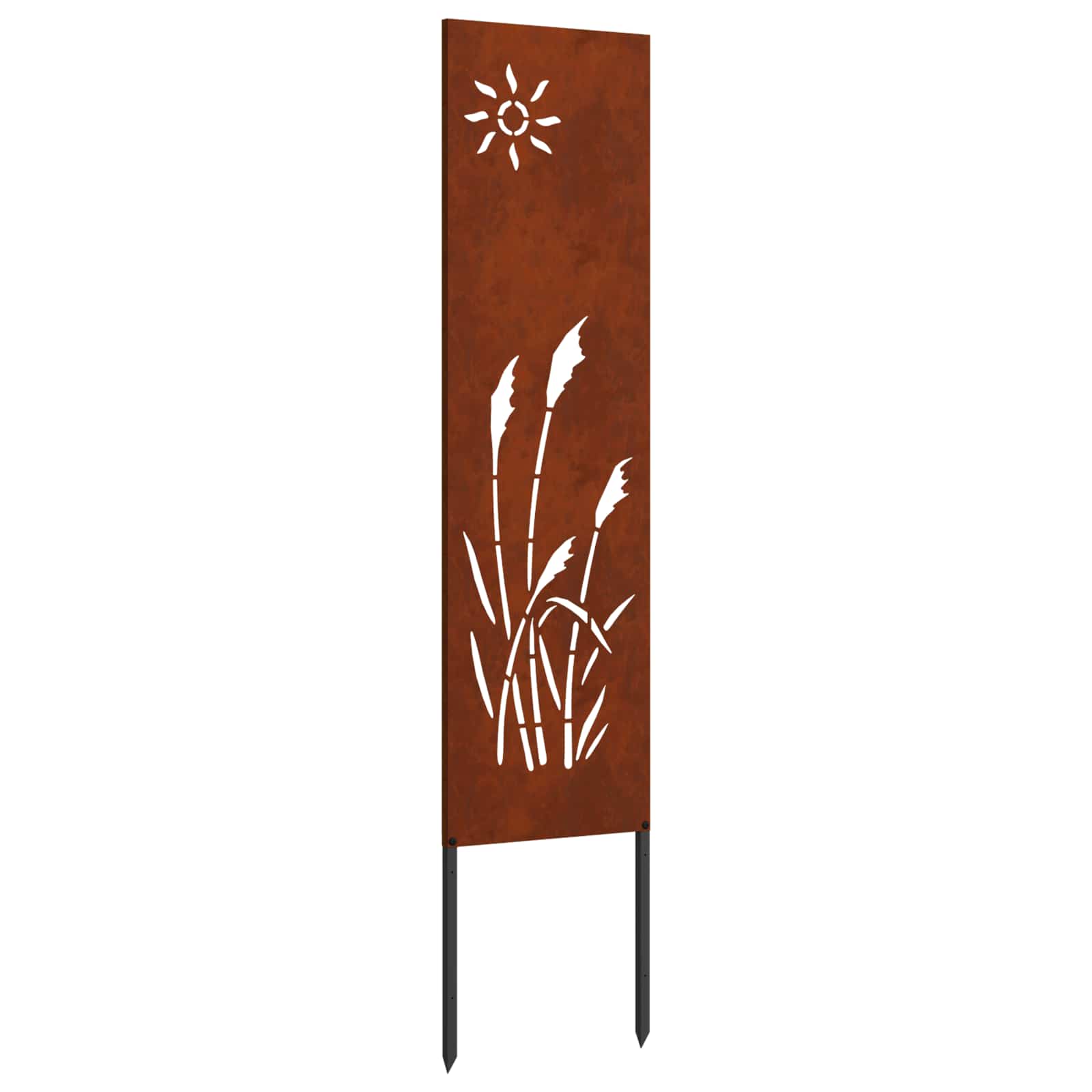 Écran De Confidentialité De Jardin Fretwork Rouillé Acier Patiné
