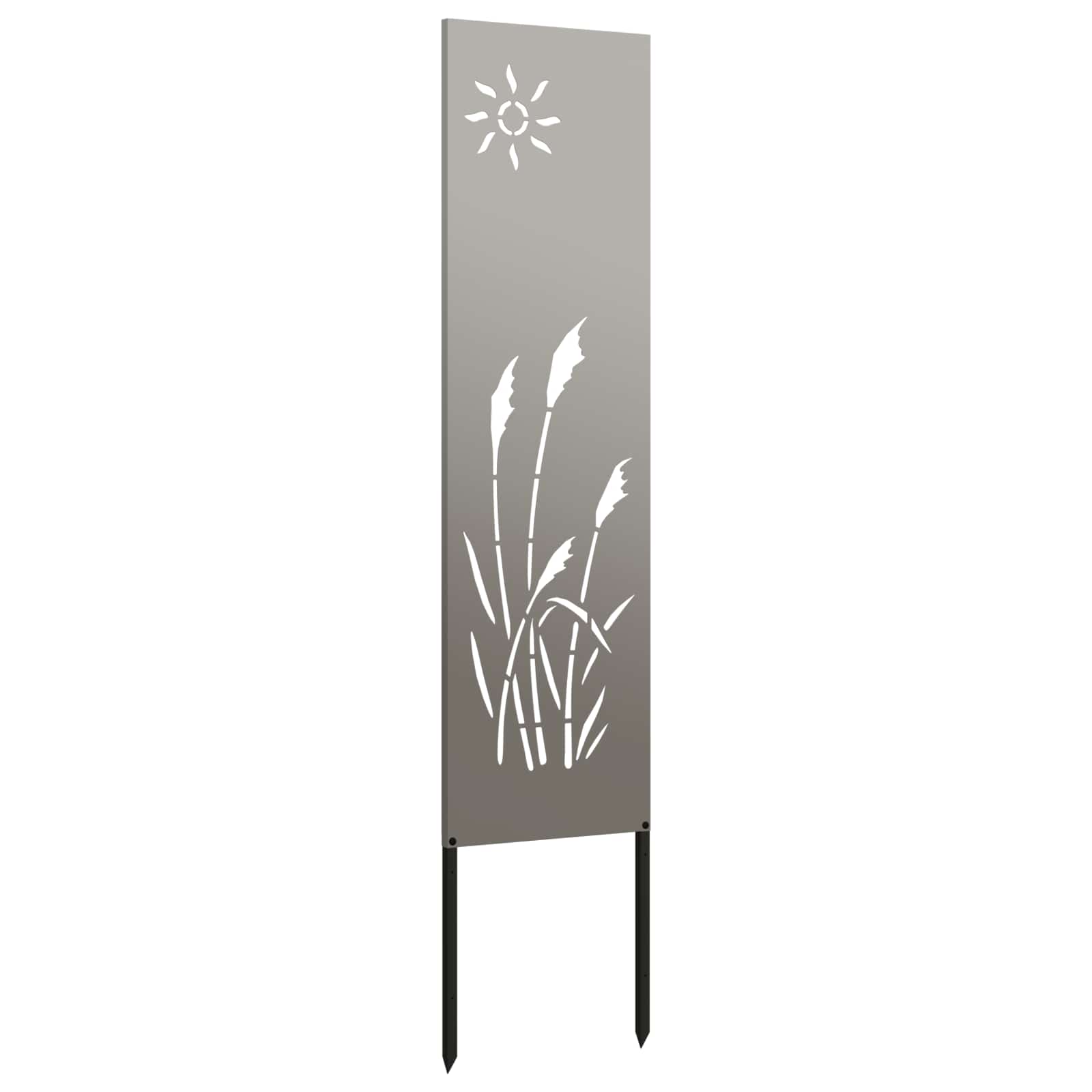 Écran De Confidentialité De Jardin Fretwork Rouillé Acier Patiné