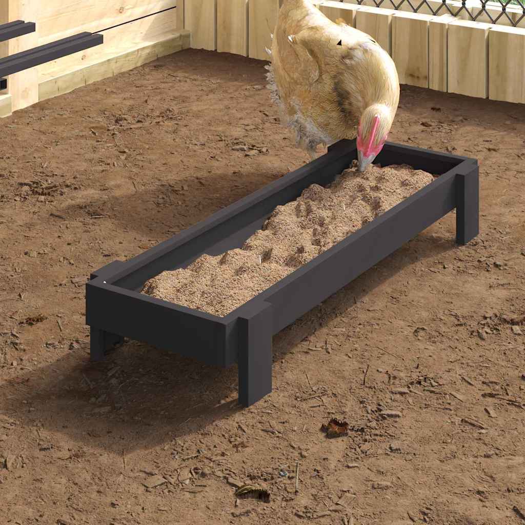 Bac De Nourrissage Pour Poules 80 X 28 X 13.5 Cm