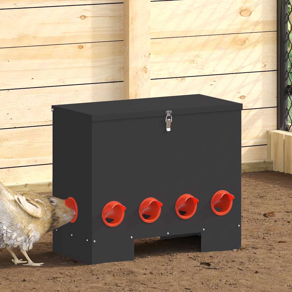Mangeoire Pour Poules 60,5 X 29 X 51 Cm 25 Kg