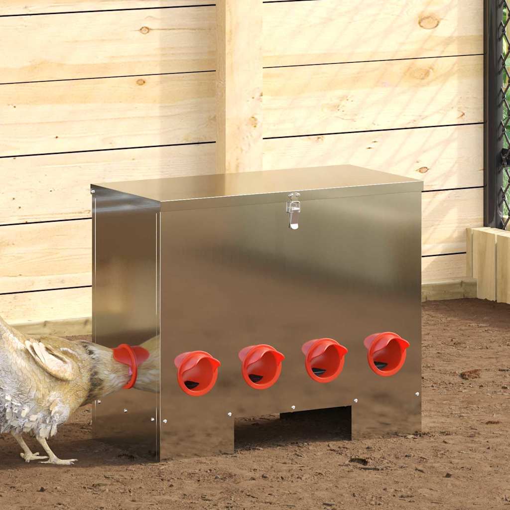 Mangeoire Pour Poules 60,5 X 29 X 51 Cm 25 Kg