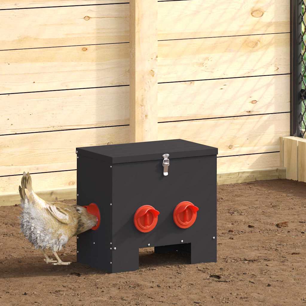 Mangeoire Pour Poules 60,5 X 29 X 51 Cm 25 Kg