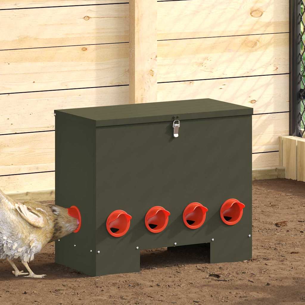Mangeoire Pour Poules 60,5 X 29 X 51 Cm 25 Kg