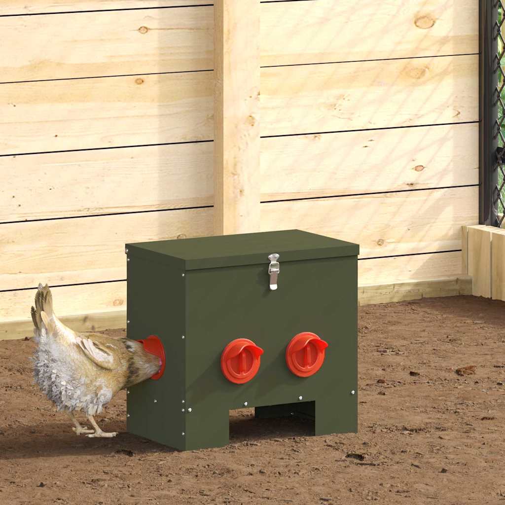 Mangeoire Pour Poules 60,5 X 29 X 51 Cm 25 Kg