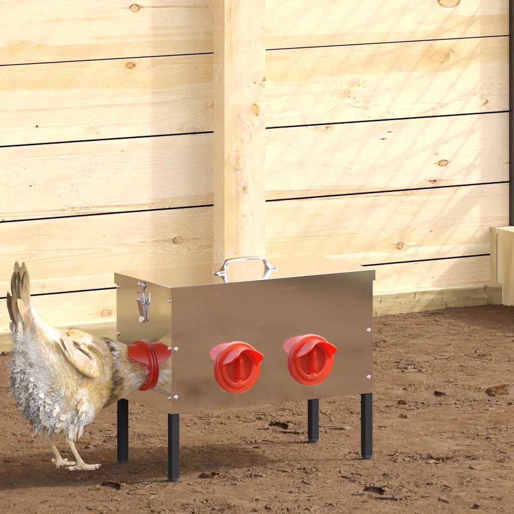 Mangeoire Pour Poules 41,5 X 20,5 X 33 Cm