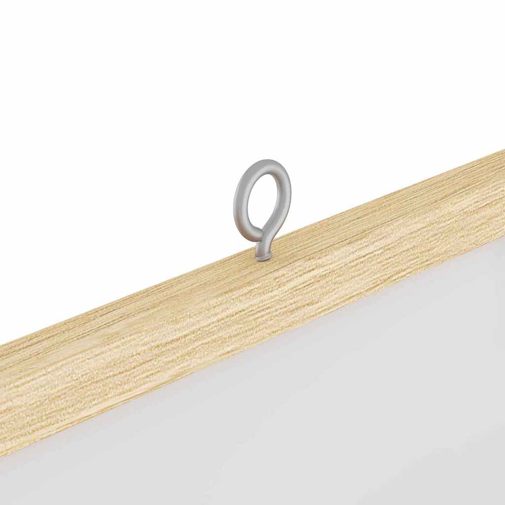 Tableau D'affichage 80 X 80 X 1.4 Cm Bois De Pin Massif Blanc