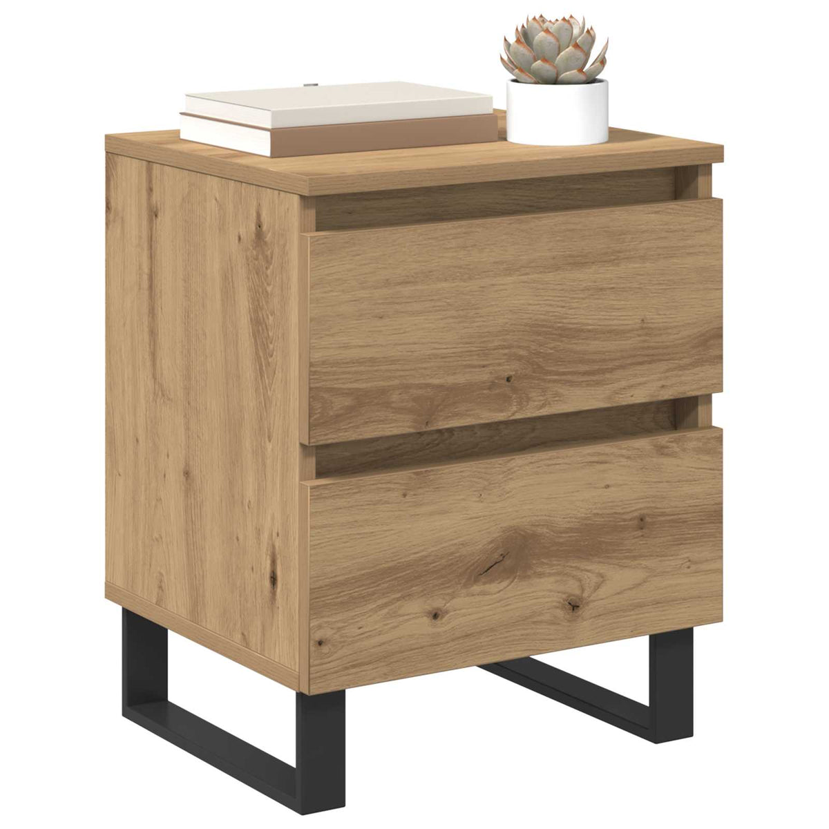 Cabinet De Chevet 2 Pc 40 X 35 X 50 Cm