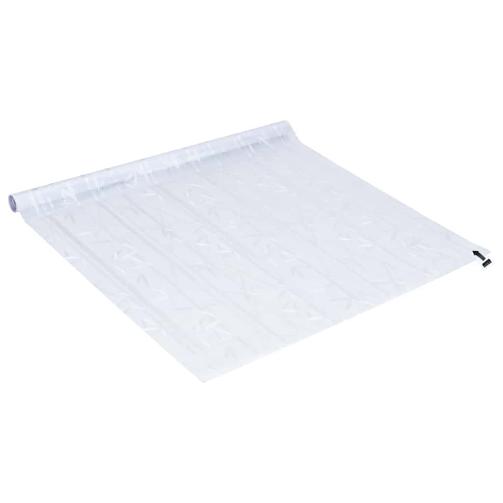 Film De Fenêtre Statique Motif Bambou 90 X 500 Cm Pvc