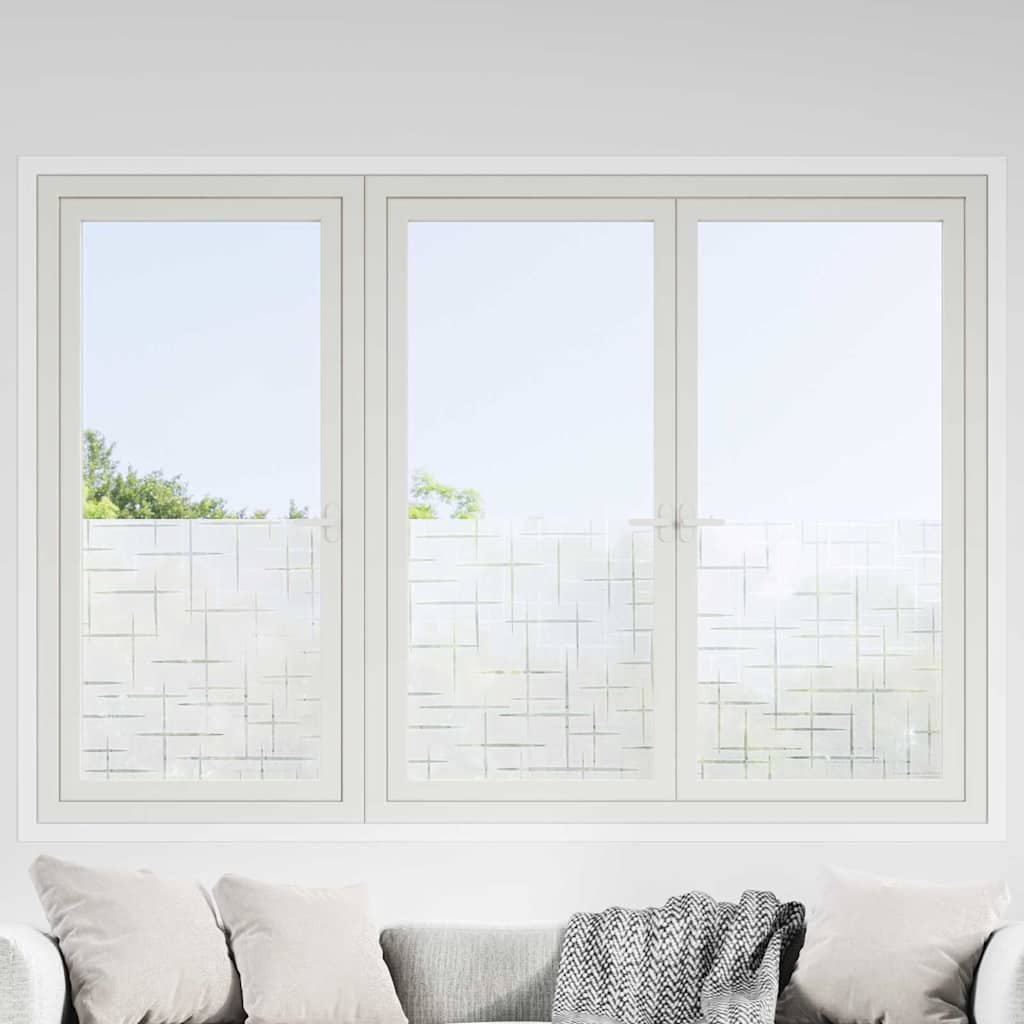 Film De Fenêtre Statique Motif Bambou 90 X 500 Cm Pvc