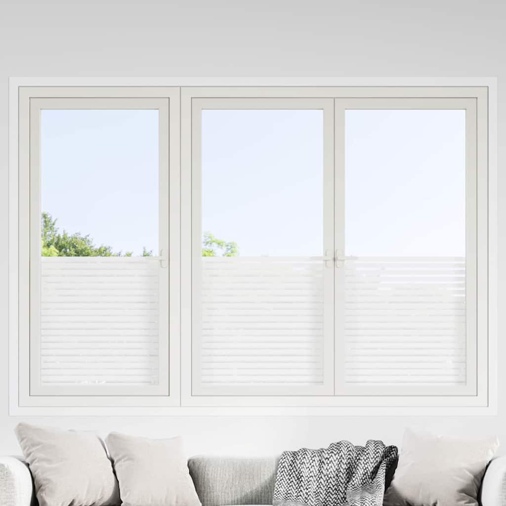 Film De Fenêtre Statique Motif Bambou 90 X 500 Cm Pvc