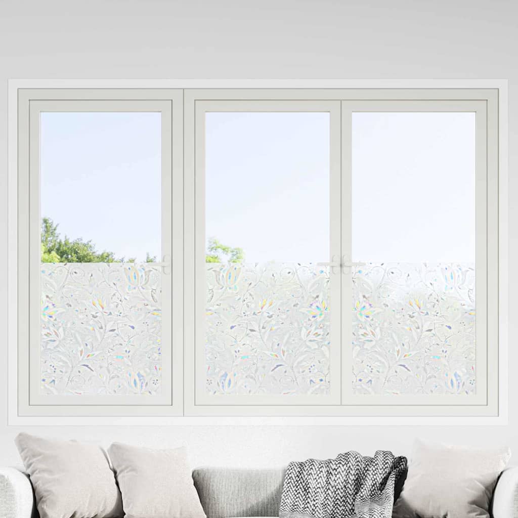 Film De Fenêtre Statique Motif Bambou 90 X 500 Cm Pvc
