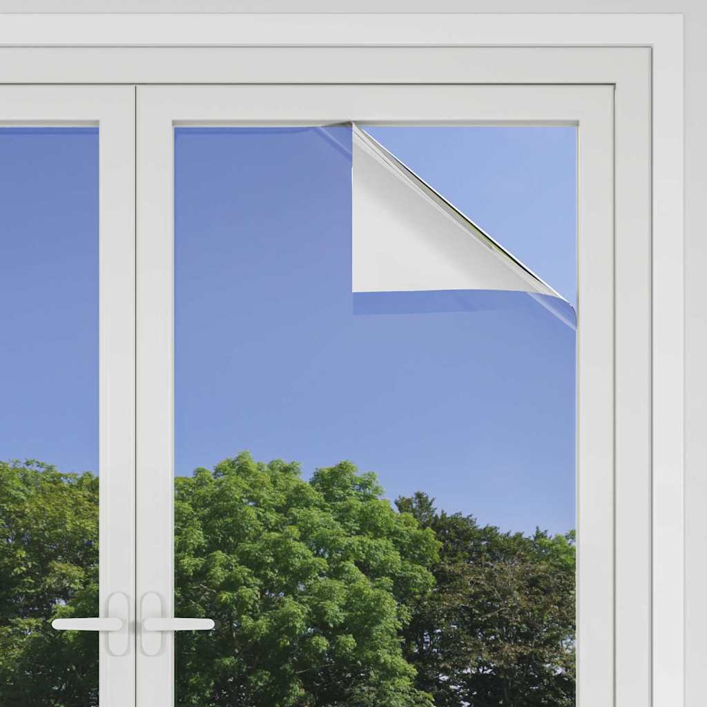 Film Solaire Réfléchissant Statique Argenté 90 X 1000 Cm Pvc