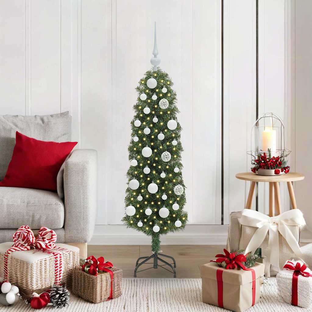 Sapin De Noël Artificiel Vert Pvc Et Acier Et Plastique