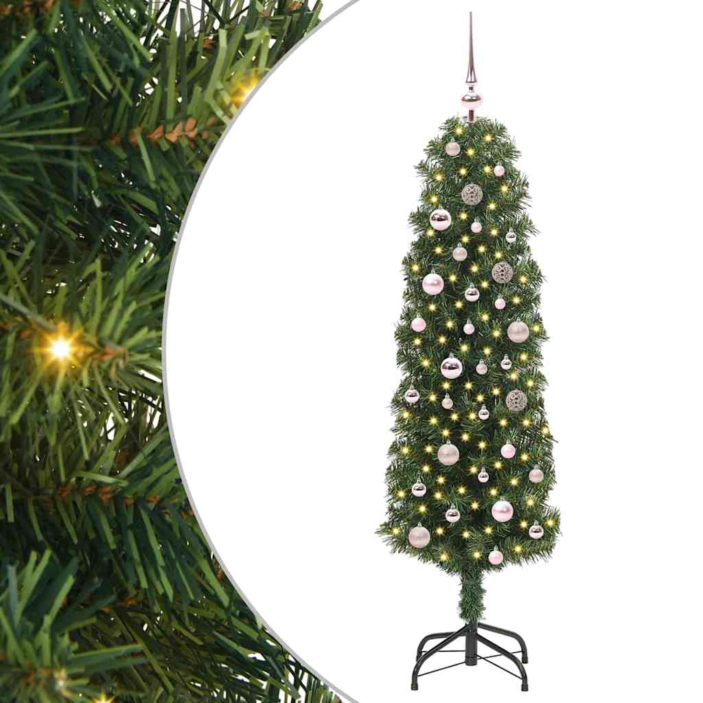 Sapin De Noël Artificiel Vert Pvc Et Acier Et Plastique