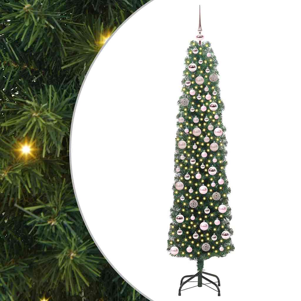 Sapin De Noël Artificiel Vert Pvc Et Acier Et Plastique