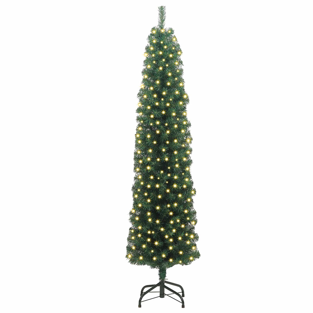 Sapin De Noël Artificiel Pvc Et Acier Et Plastique Vert