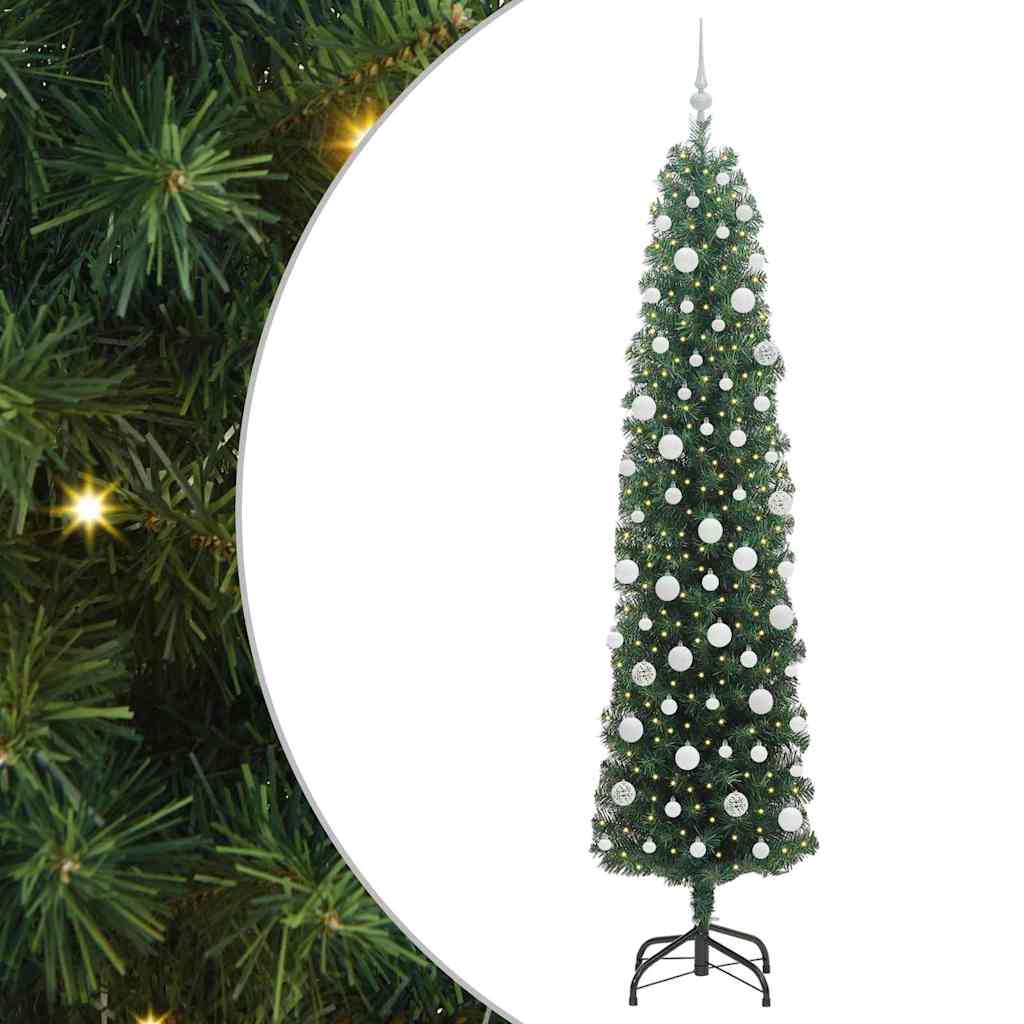 Sapin De Noël Artificiel Pvc Et Acier Et Plastique Vert