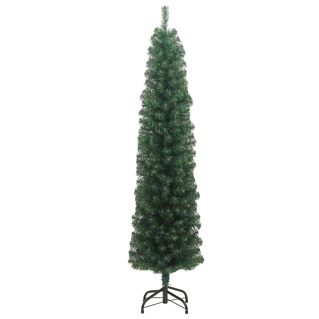 Sapin De Noël Artificiel Pvc Et Acier Et Plastique Vert
