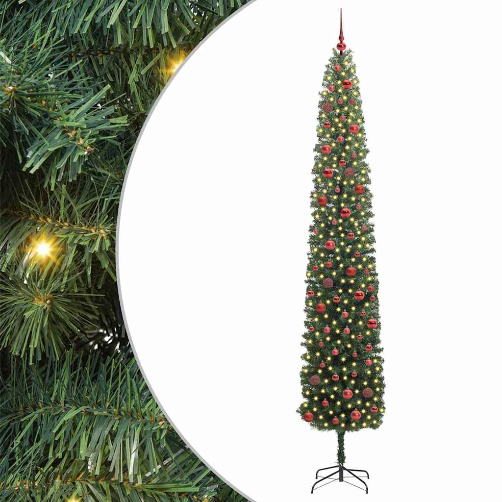 Sapin De Noël Artificiel Vert Pvc Et Acier Et Plastique