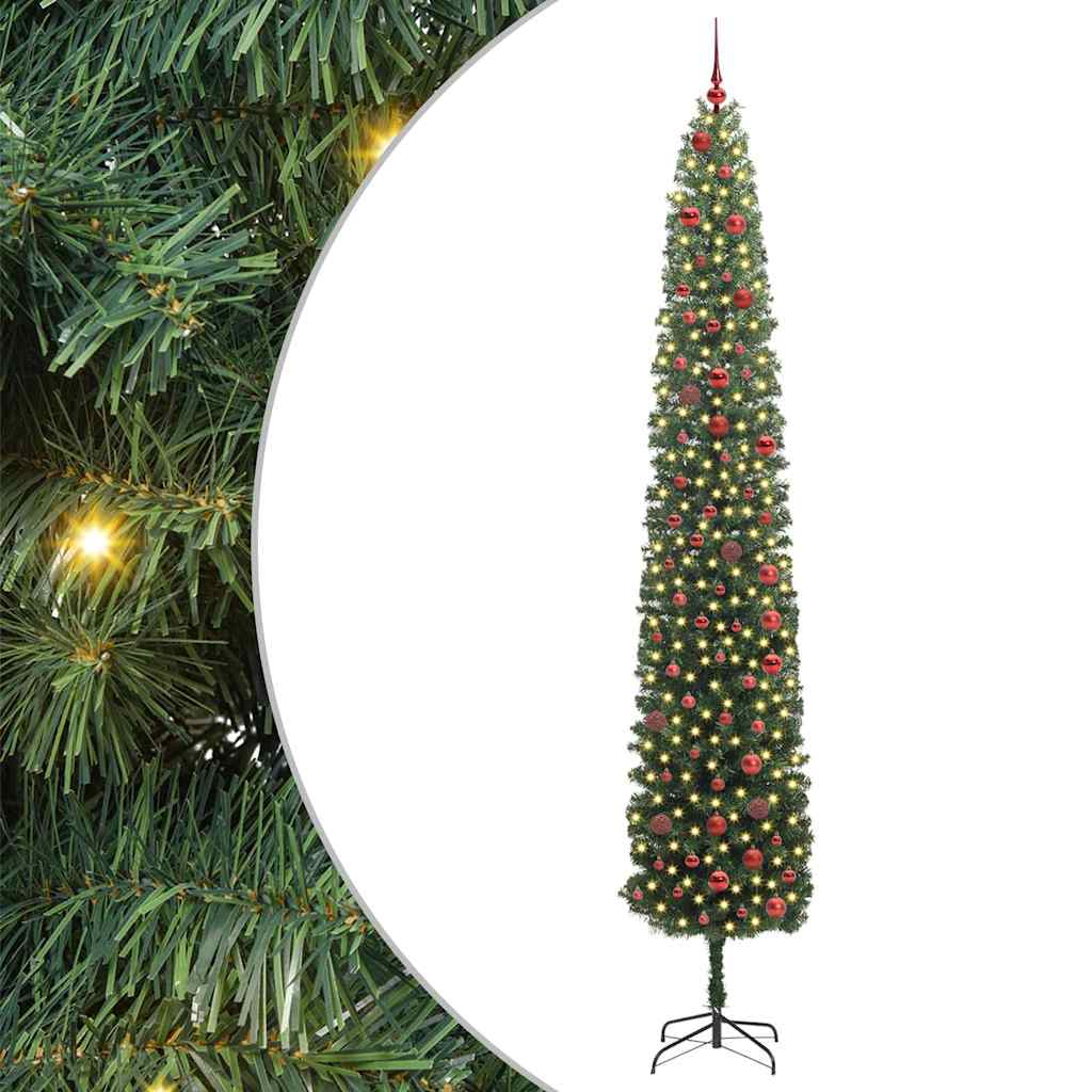 Sapin De Noël Artificiel Vert Pvc Et Acier Et Plastique