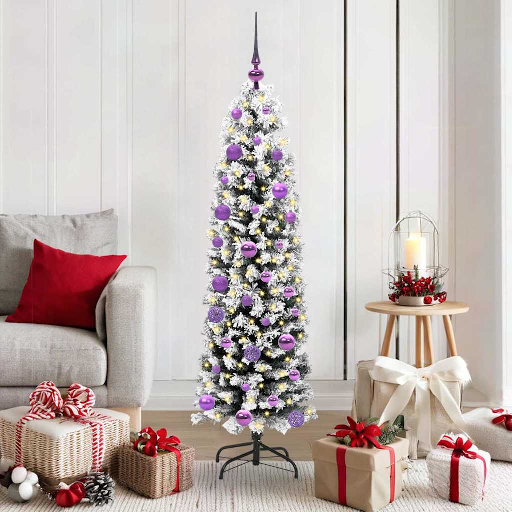 Sapin De Noël Artificiel Vert Pvc Et Acier Et Plastique