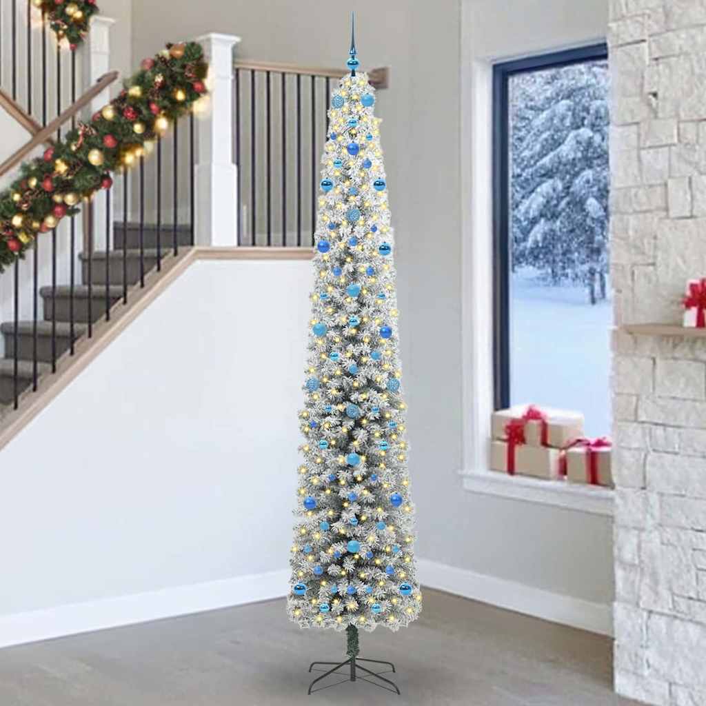 Sapin De Noël Artificiel Vert Pvc Et Acier Et Plastique