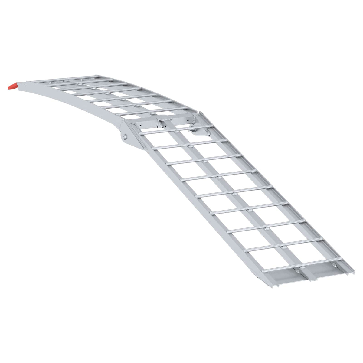 Rampe De Moto Argenté 340 Kg Par Pièce Aluminium