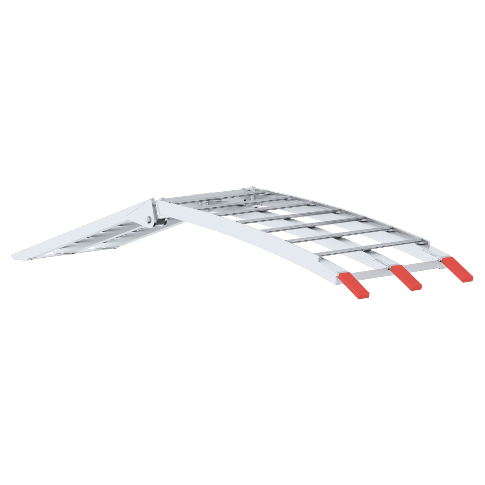 Rampe De Moto Argenté 340 Kg Par Pièce Aluminium