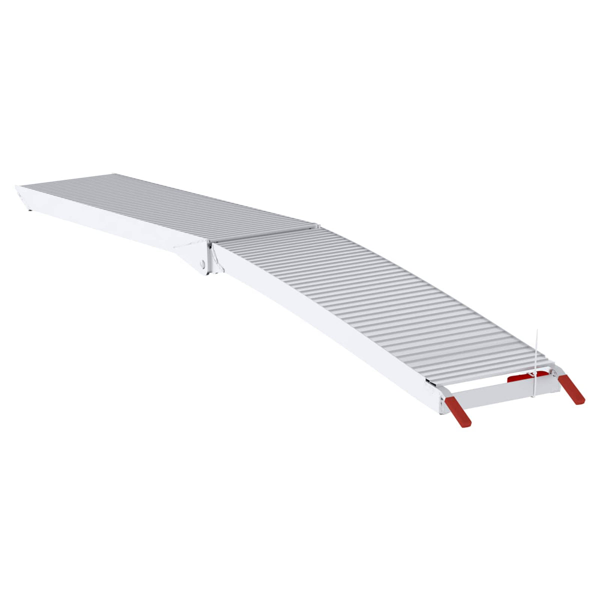 Rampe De Moto 680 Kg 2 Pc Argenté 680 Kg Aluminium