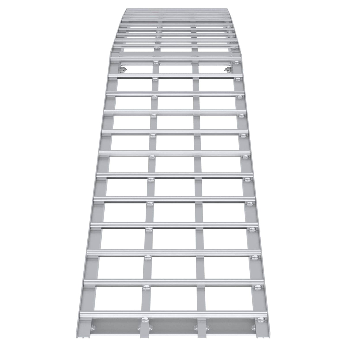 Rampe De Moto 680 Kg Argenté 680 Kg Aluminium