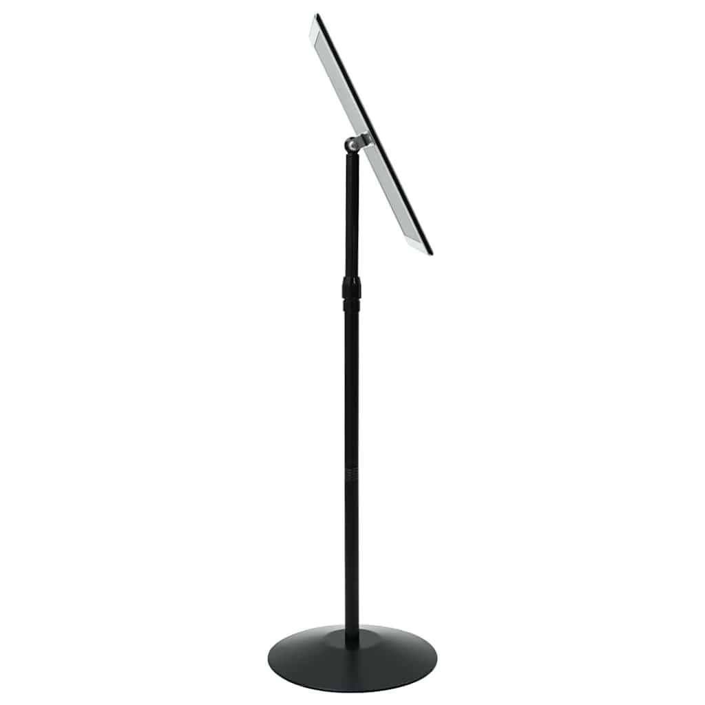 Stand De Poster Sur Pied Argenté Pvc Et Acier