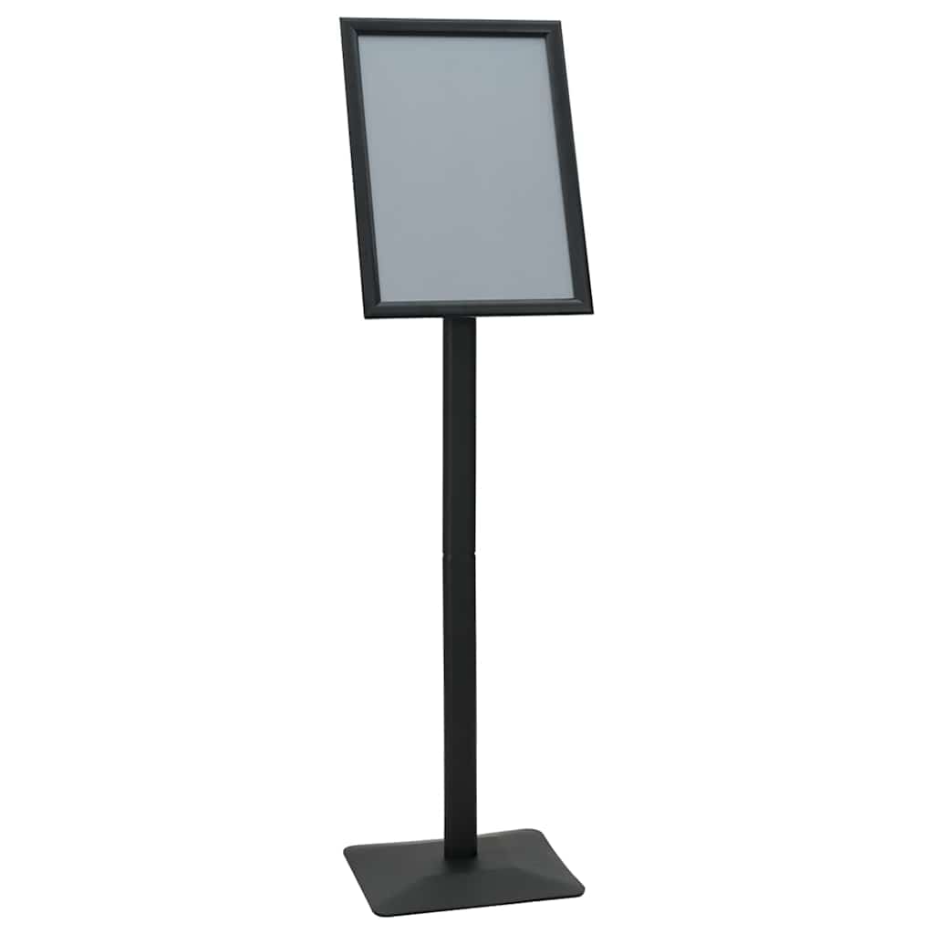 Stand De Poster Sur Pied Argenté Fonte