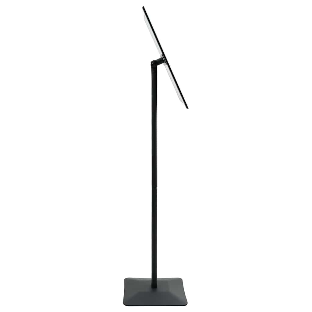 Stand De Poster Sur Pied Argenté Fonte