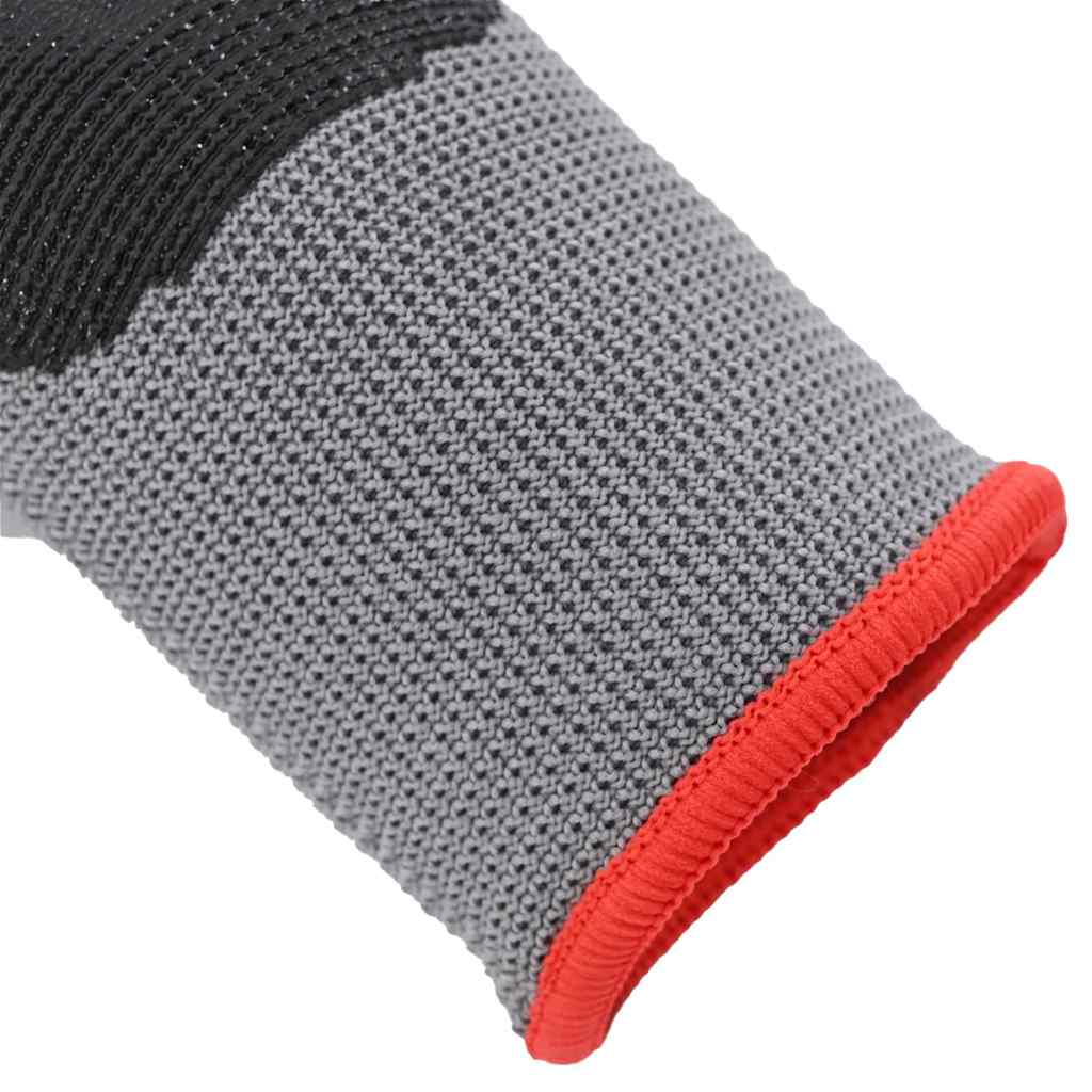 Gants De Travail 12 Pièces Gris Et Noir 7 / S Polyester